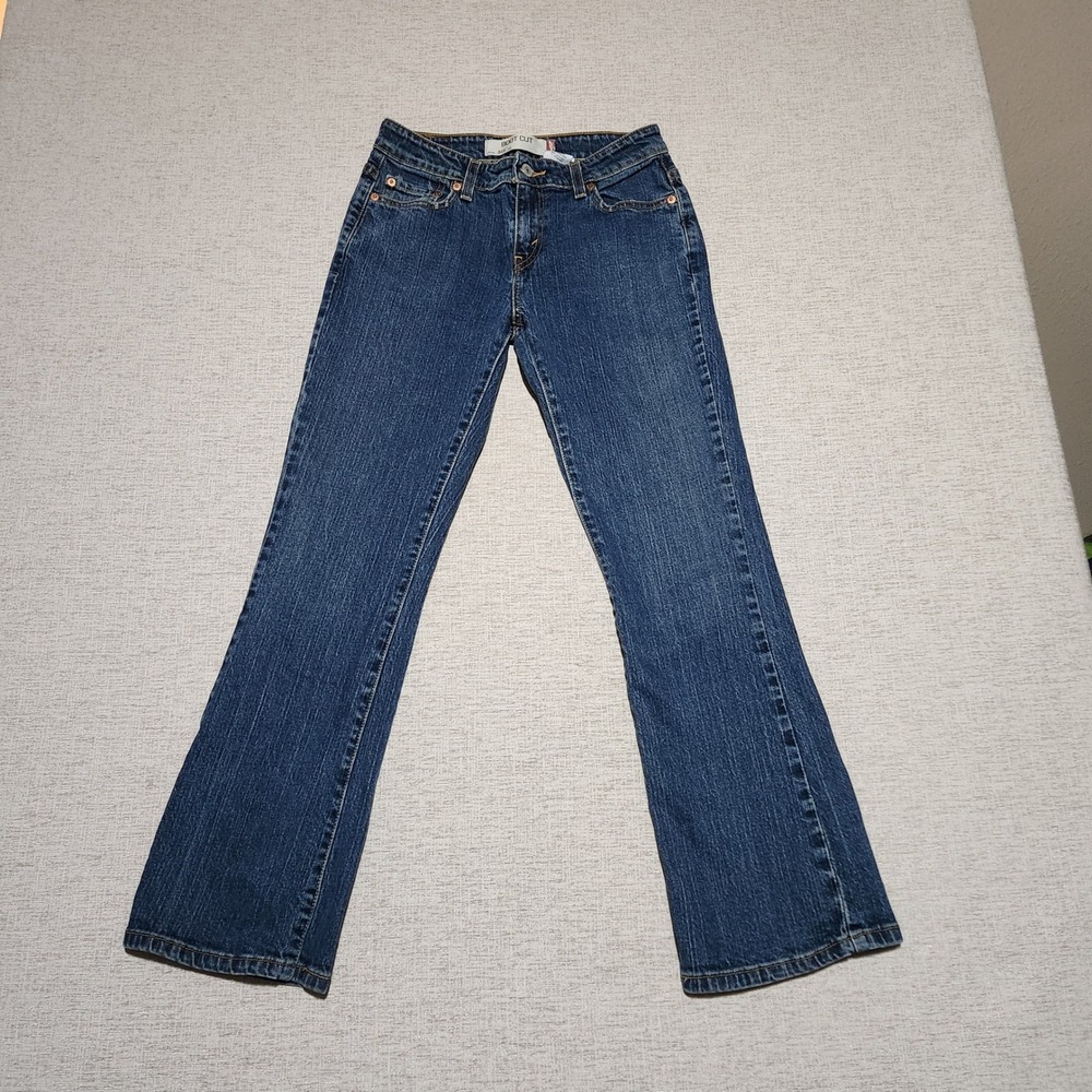Levi's 515 Bootcut Jeans Womens 6M Blue Medium Wash Stretch Denim Mid Rise
